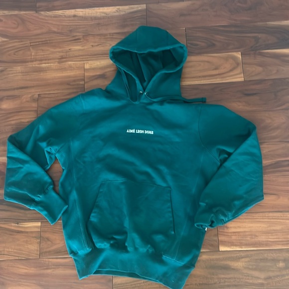 Aimé Leon dore Kanga green hoodie - Picture 1 of 2